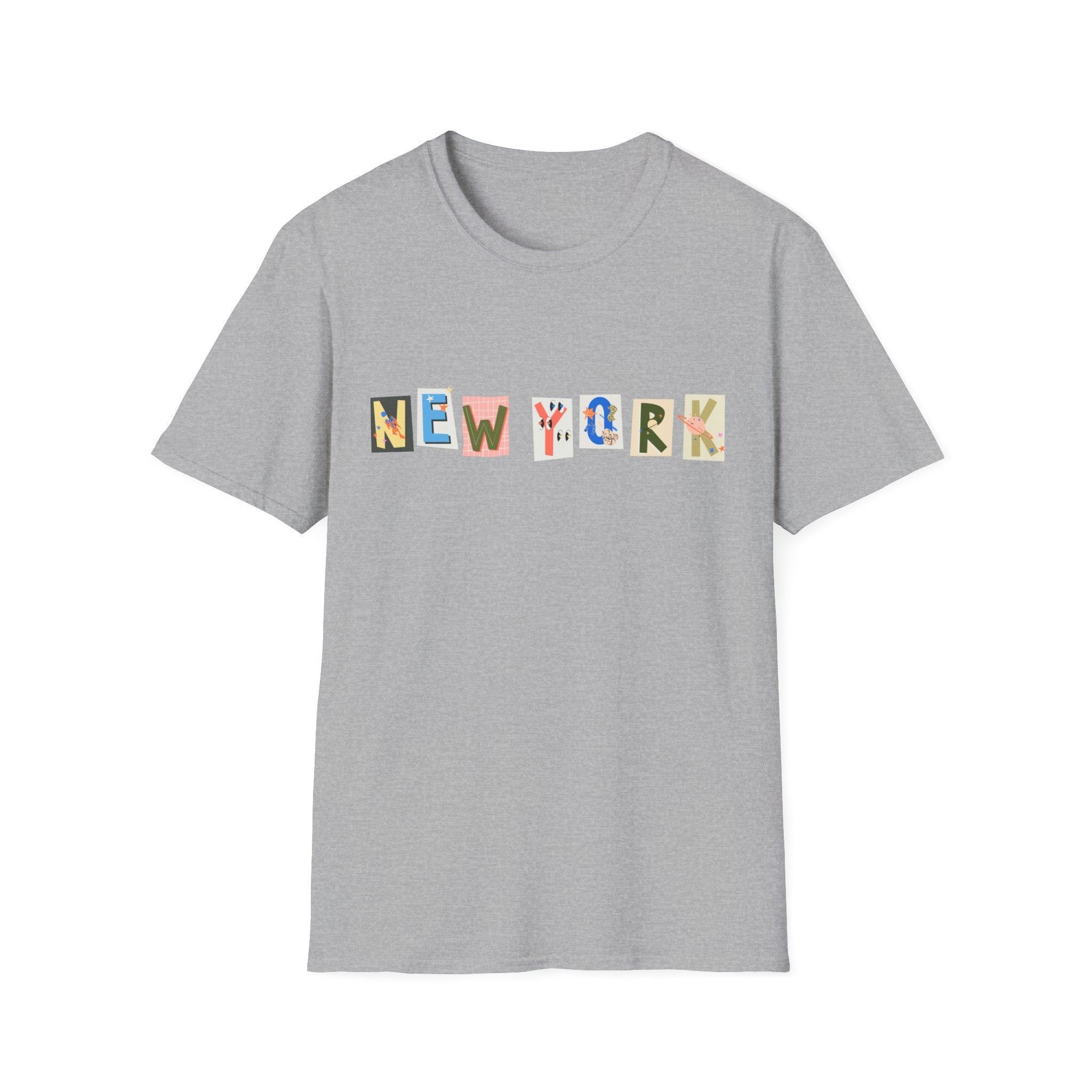 New York Funky Original Design T-Shirt, NYC Tee, Unisex Top, City Graphic Shirt, Urban Clothing