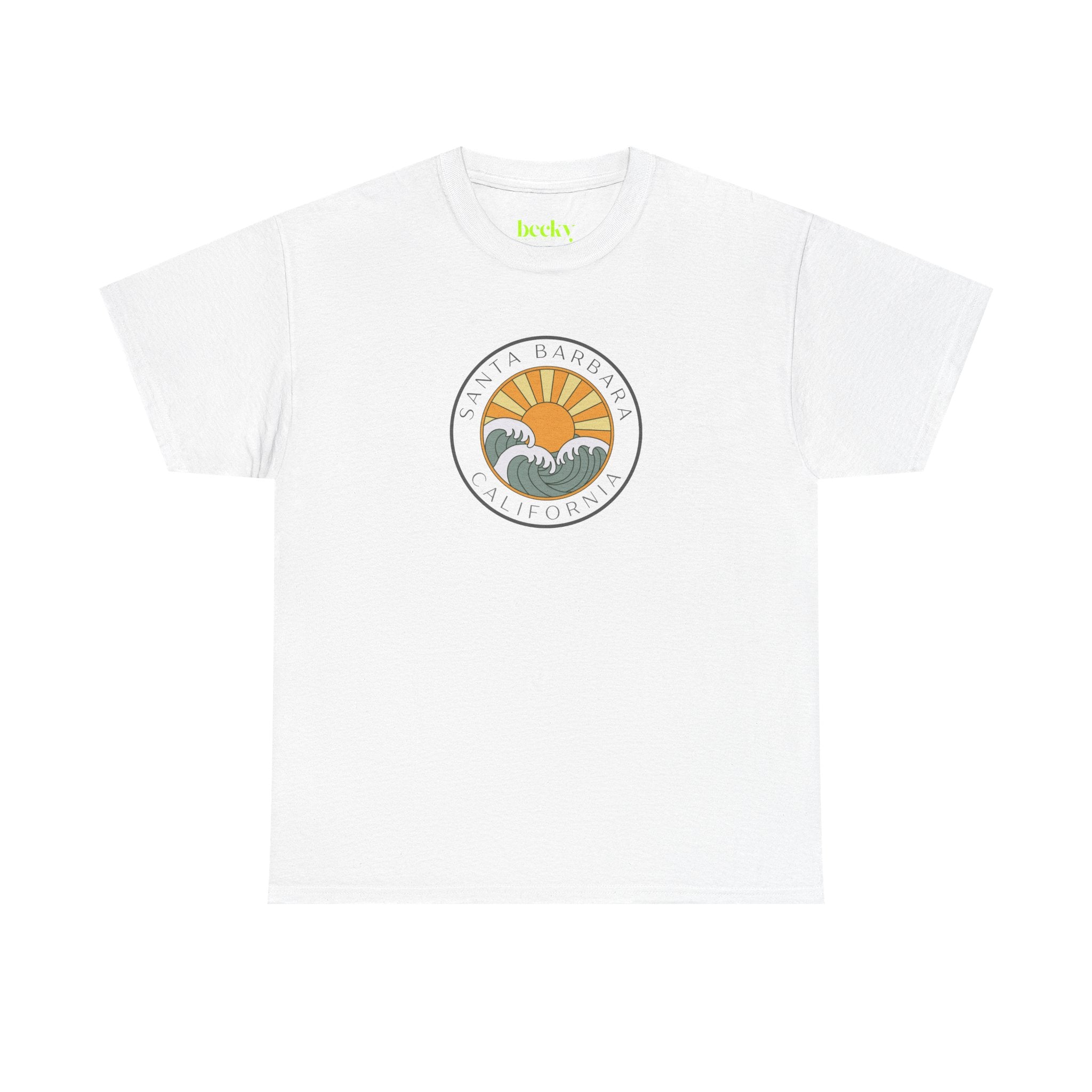 Santa Barbara logo T-Shirt | Retro Beach Graphic