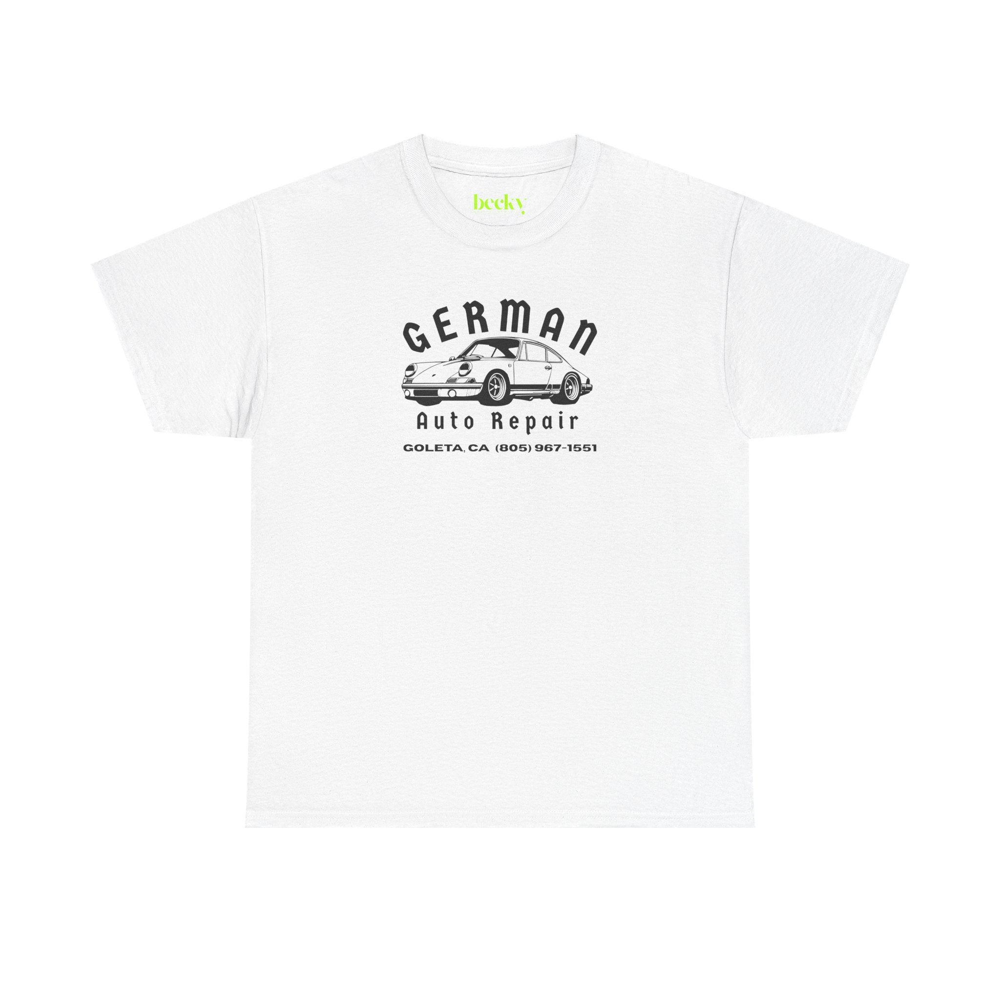 German Auto Repair Tee — Vintage Classic Car Mechanic T‑Shirt