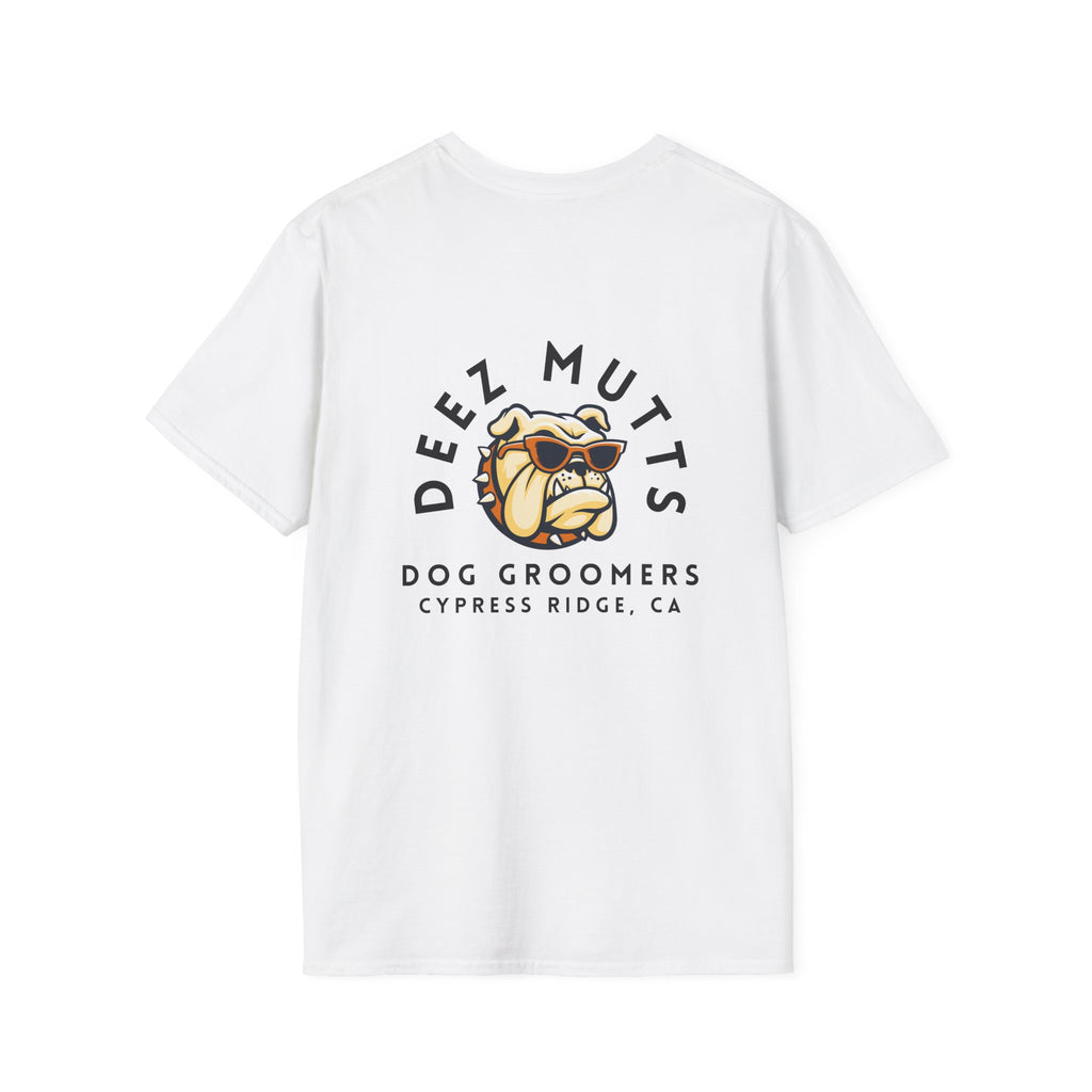 Deez Mutts Bulldog Logo T-Shirt | Dog Groomers Cypress Ridge