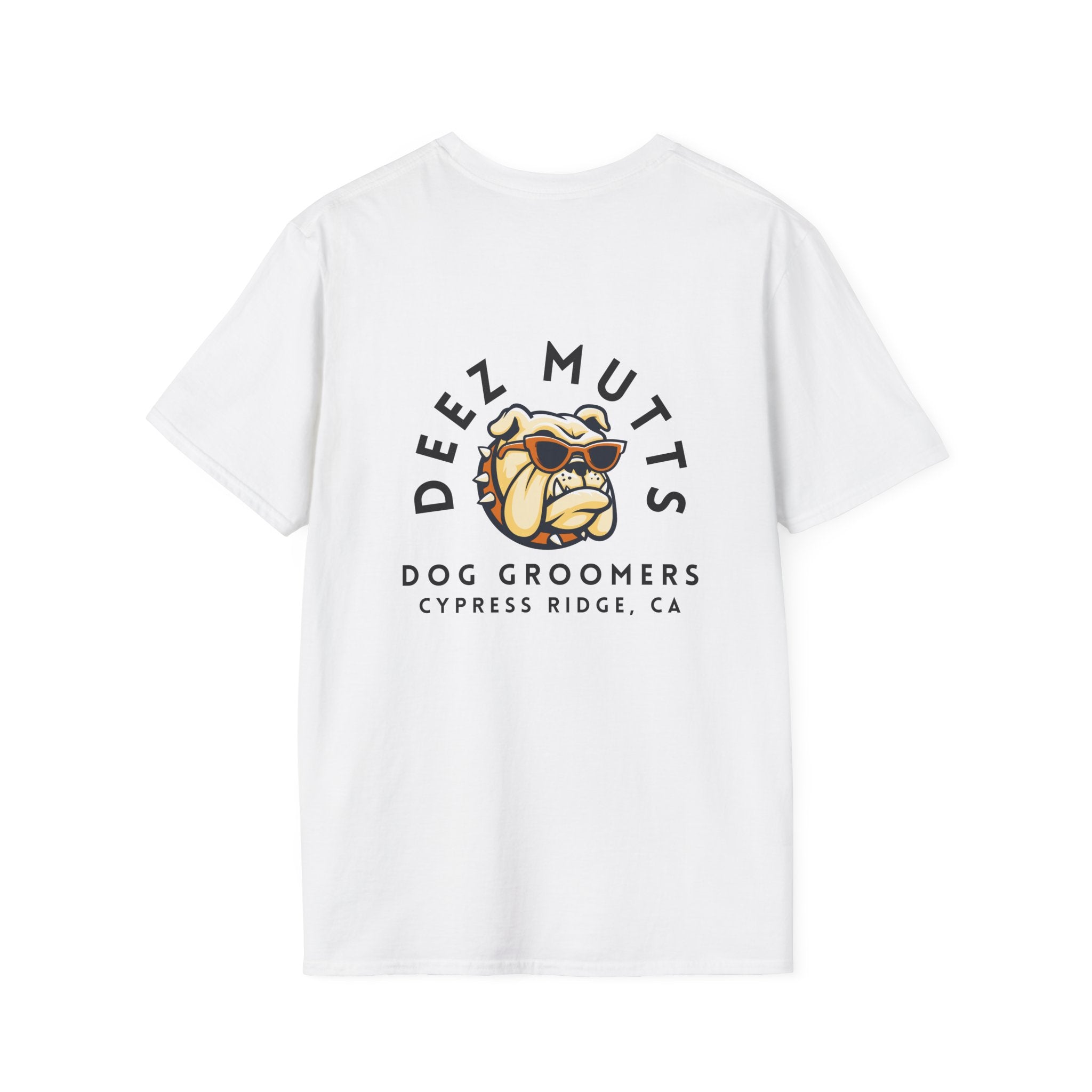 Deez Mutts Bulldog Logo T-Shirt | Dog Groomers Cypress Ridge