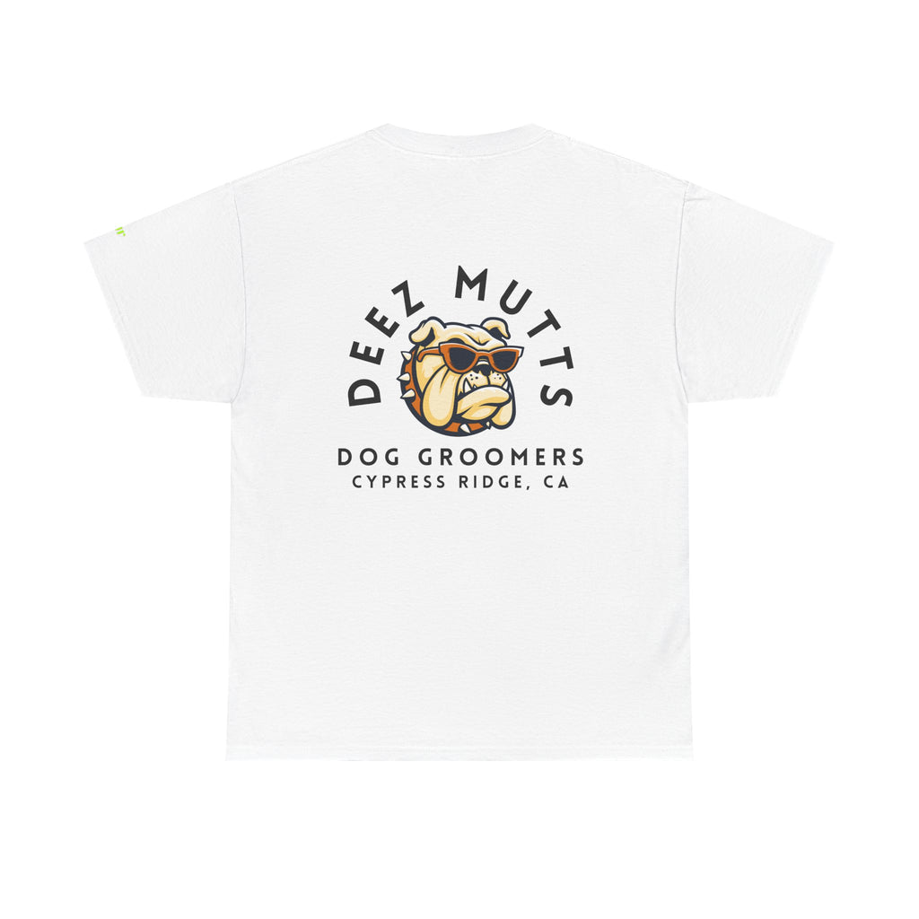 Deez Mutts Bulldog Logo Tee | Dog Groomers Cypress Ridge CA