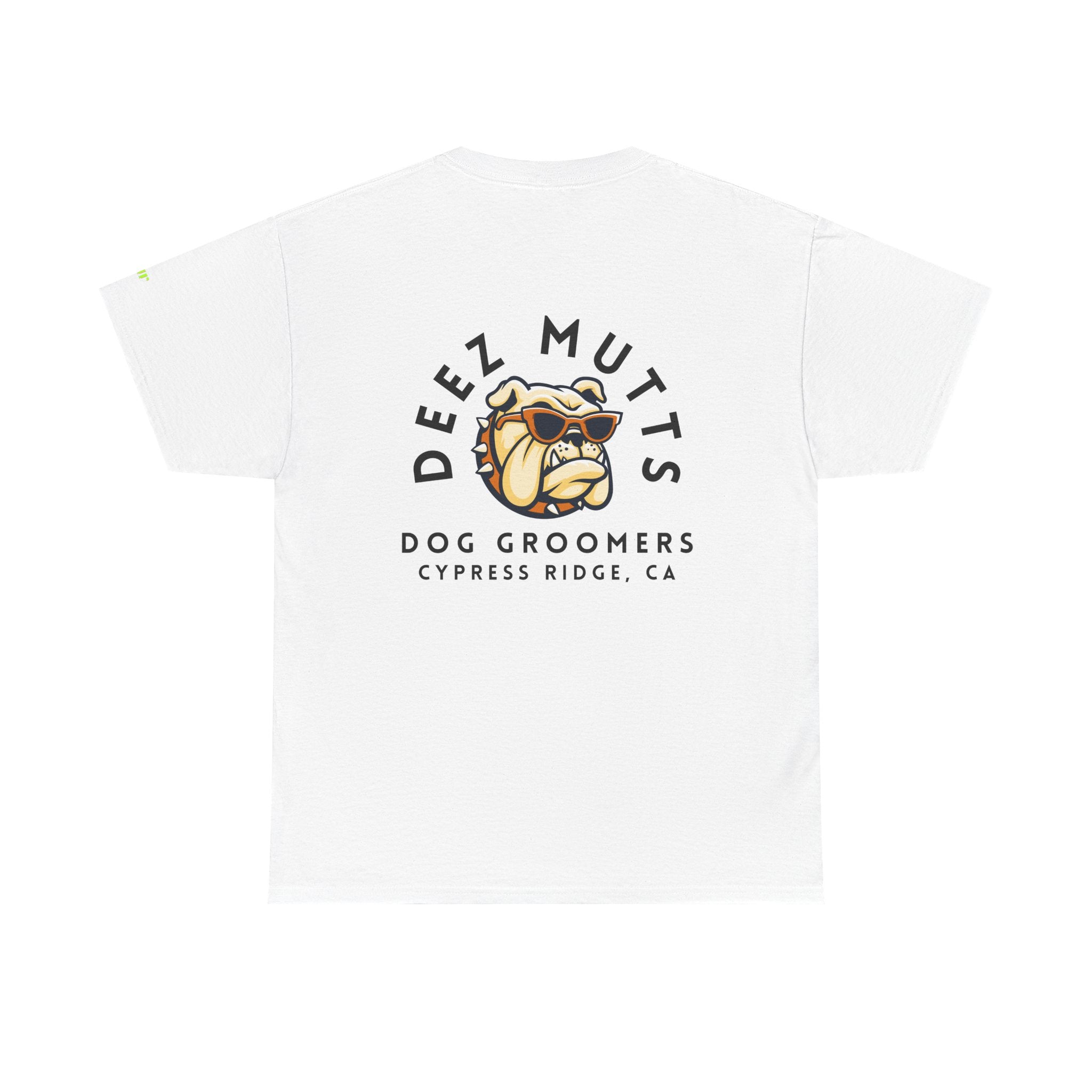 Deez Mutts Bulldog Logo Tee | Dog Groomers Cypress Ridge CA
