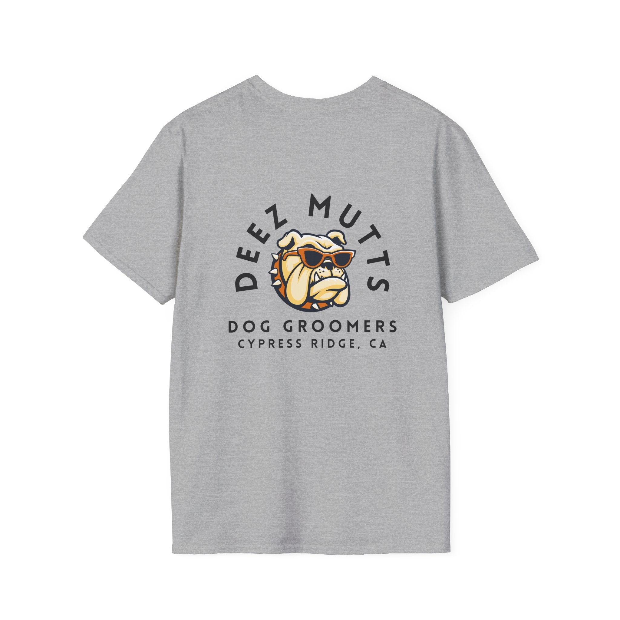 Deez Mutts Bulldog Logo T-Shirt | Dog Groomers Cypress Ridge