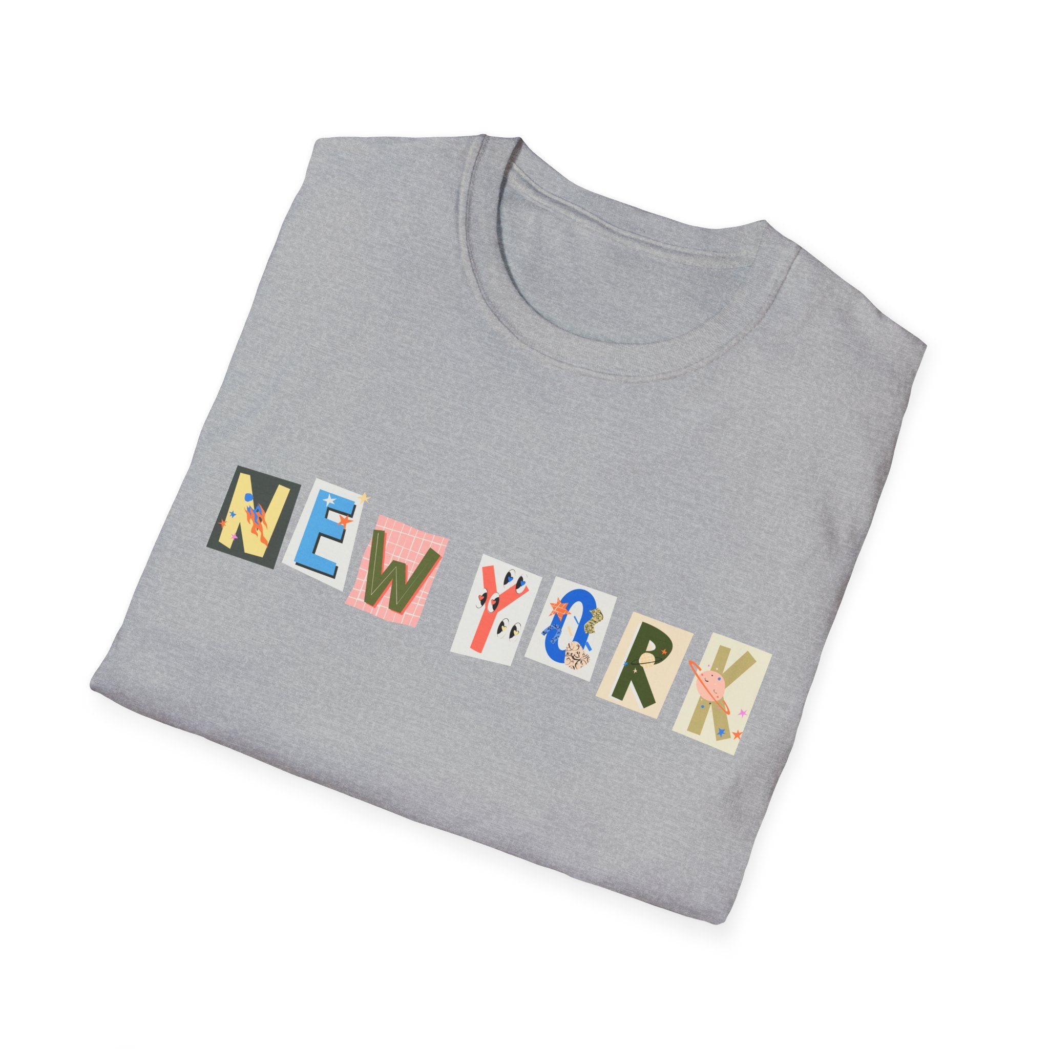 New York Funky Original Design T-Shirt, NYC Tee, Unisex Top, City Graphic Shirt, Urban Clothing