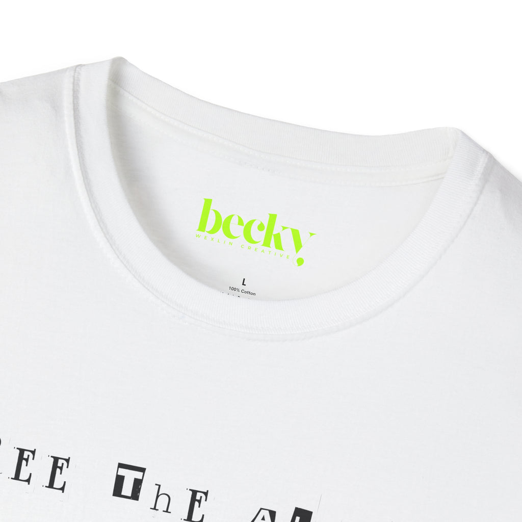 Minimalist Textured Typography T-Shirt | Lightweight Crew Neck, Sustainable Cotton