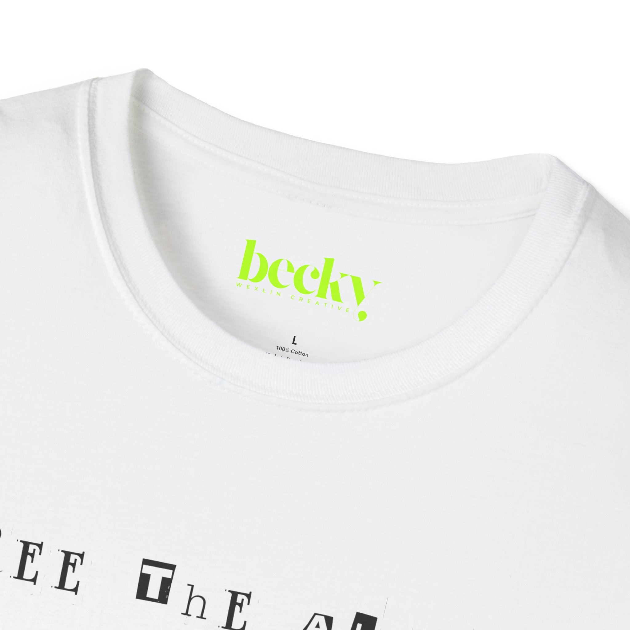 Minimalist Textured Typography T-Shirt | Lightweight Crew Neck, Sustainable Cotton