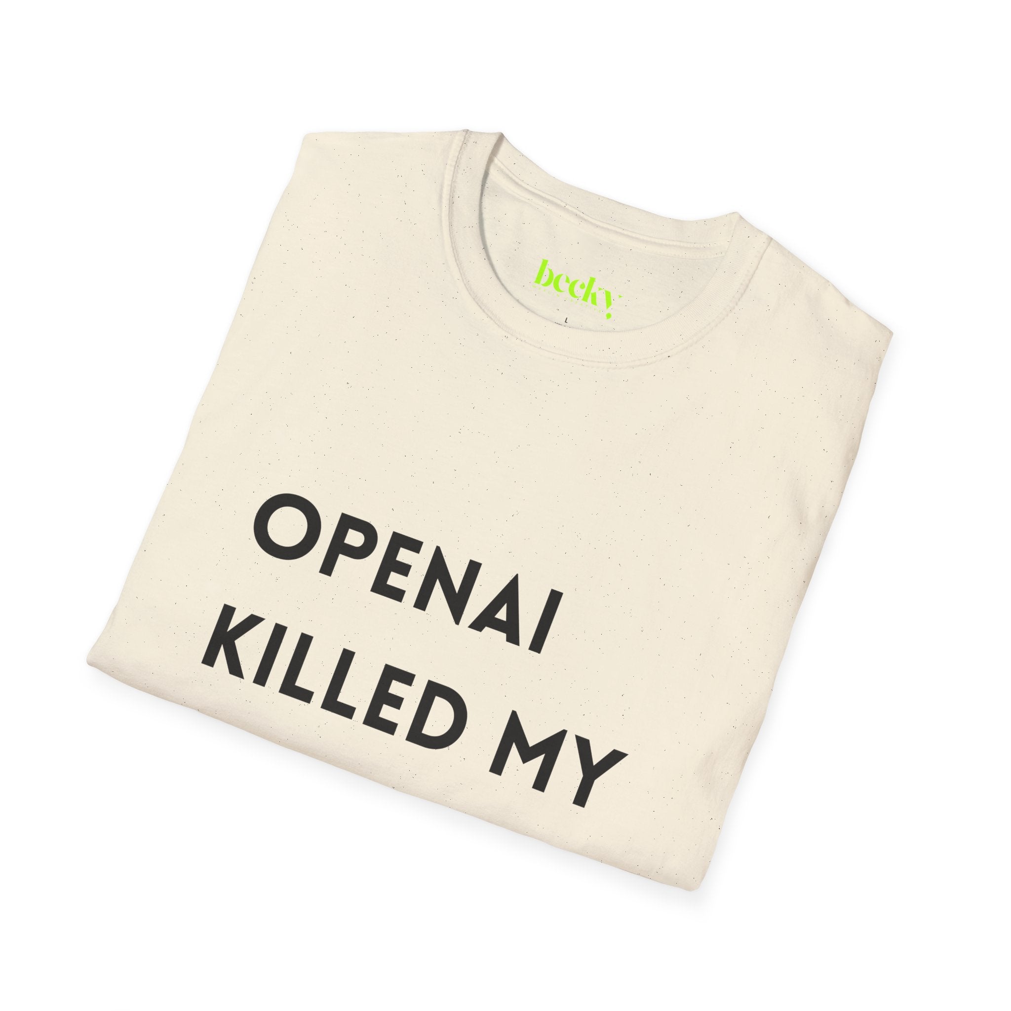 AI Killed My Startup Premium Tech Tee | Founder & Developer Humor