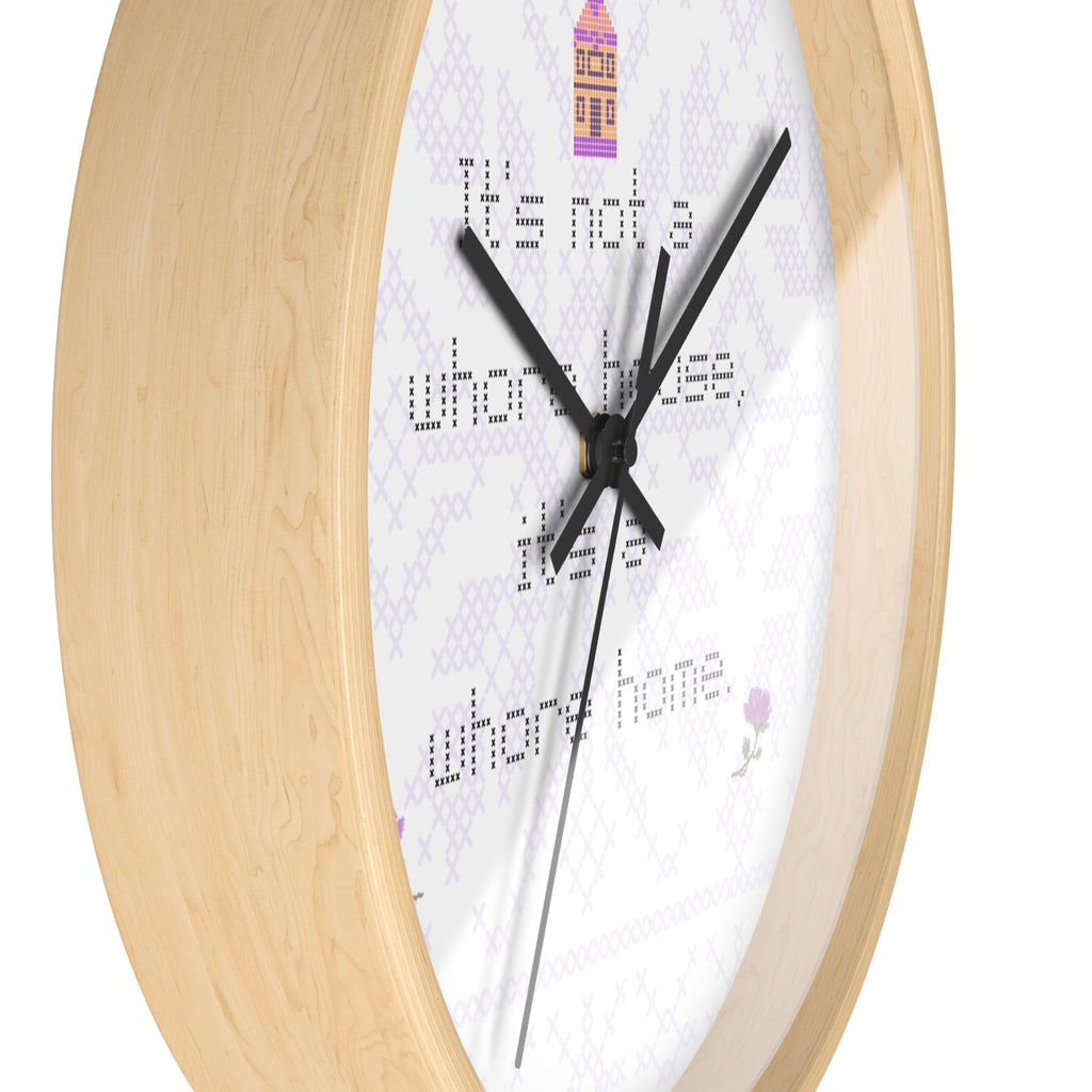 Its Not a Whorehouse Its a Whore Home wall clock cross stitch design