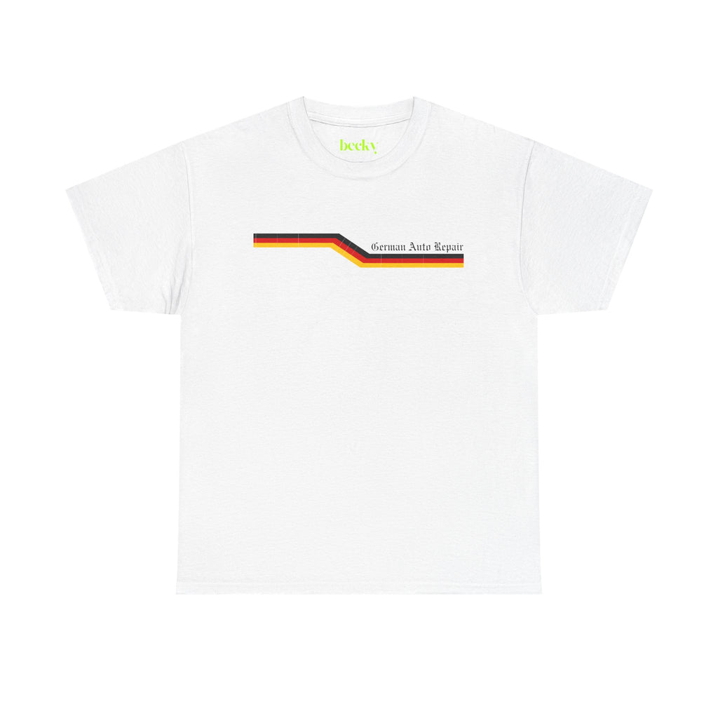 German Auto Flags Stripe Shirt Tee | Car Flag Stripe Design