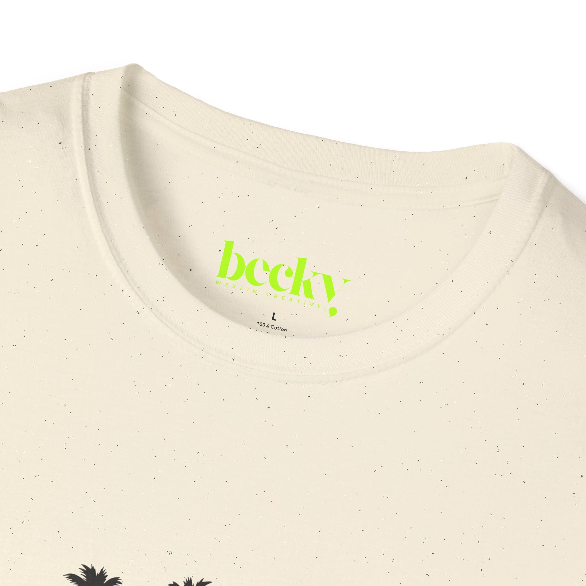 Santa Barbara Shoreline T-Shirt | Minimal Beach Script Design