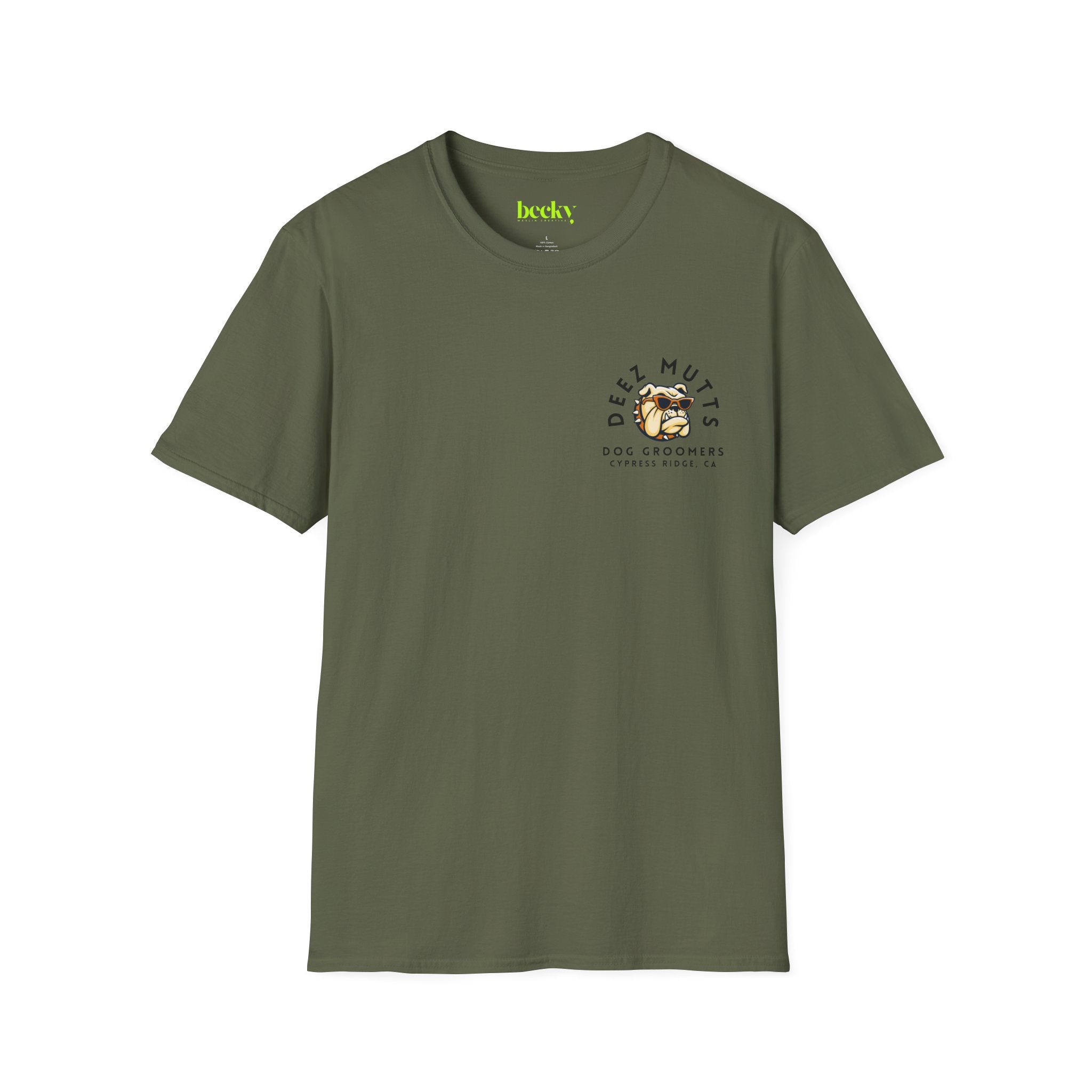Deez Mutts Bulldog Logo T-Shirt | Dog Groomers Cypress Ridge