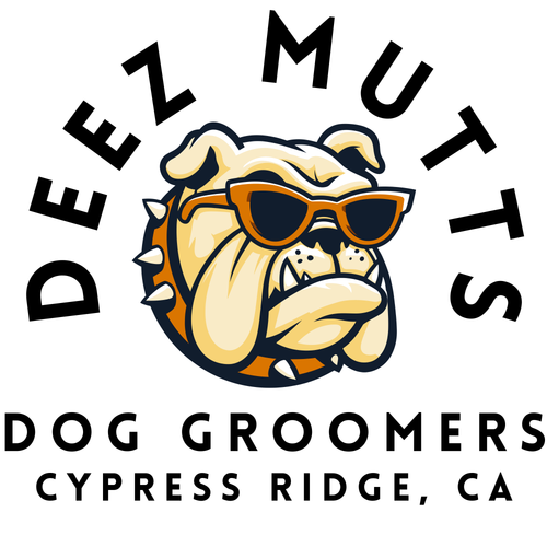 Deez Mutts Bulldog Logo Tee | Dog Groomers Cypress Ridge CA