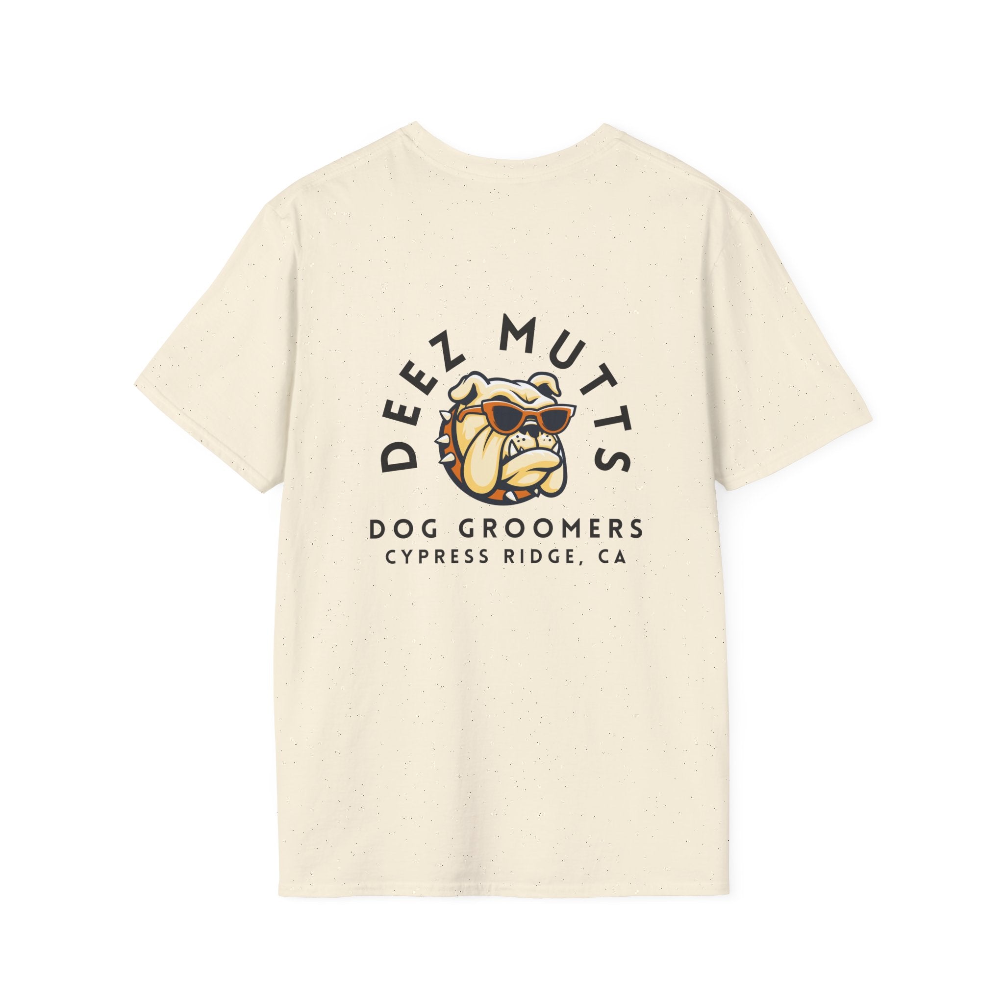 Deez Mutts Bulldog Logo T-Shirt | Dog Groomers Cypress Ridge