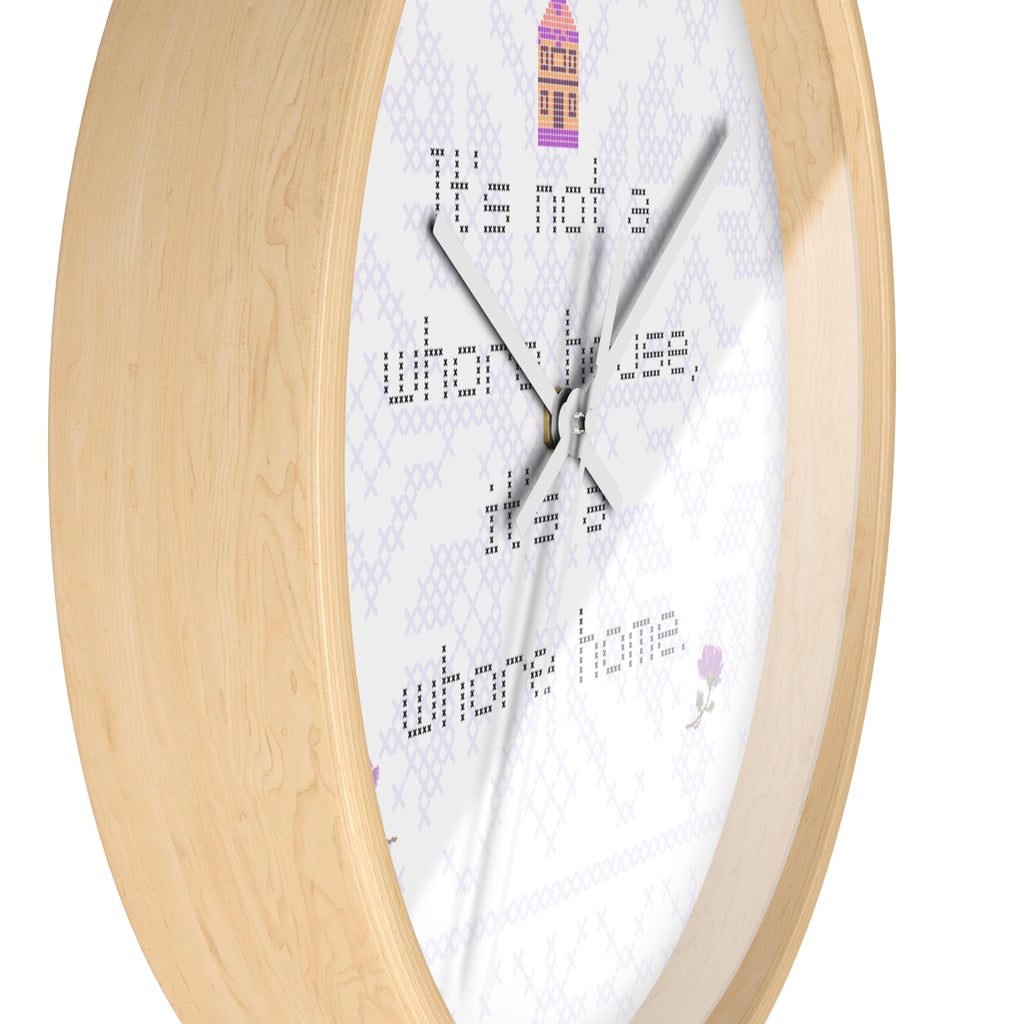 Its Not a Whorehouse Its a Whore Home wall clock cross stitch design