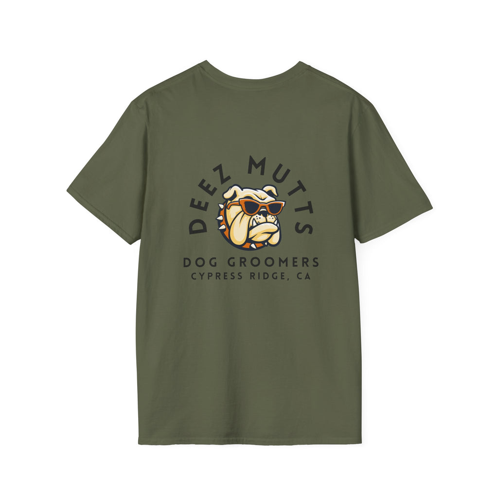 Deez Mutts Bulldog Logo T-Shirt | Dog Groomers Cypress Ridge
