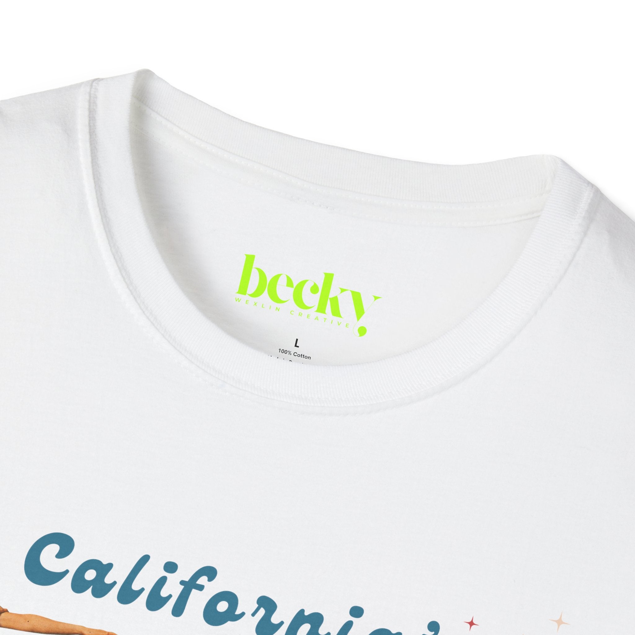 Vintage Santa Barbara California T-Shirt - Soft Coastal Aesthetic Graphic Tee