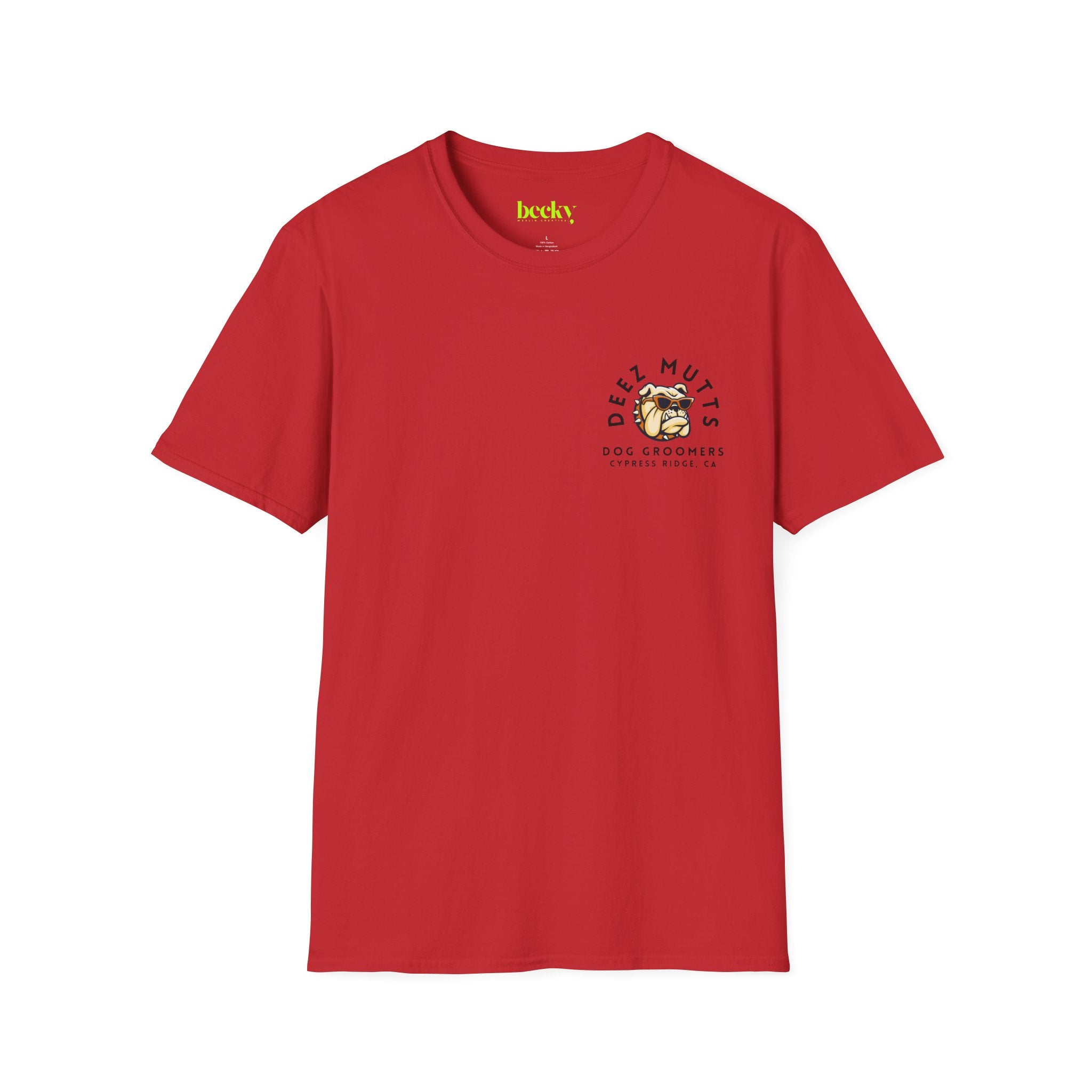 Deez Mutts Bulldog Logo T-Shirt | Dog Groomers Cypress Ridge
